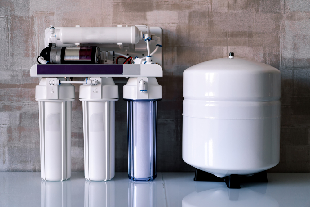 A water filter system.